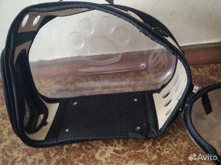 Переноска для кошек пластиковая