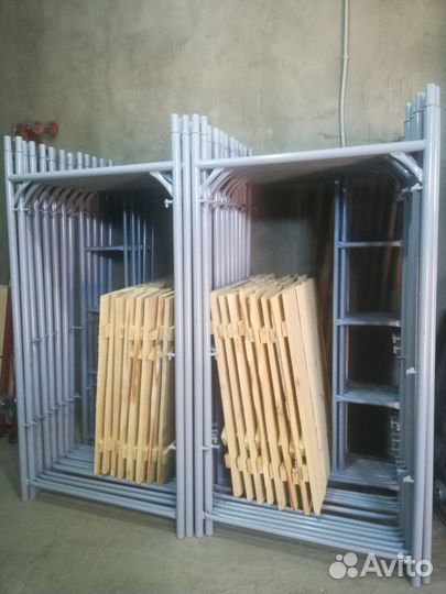 Аренда строительных фасадных лесов, рамные леса