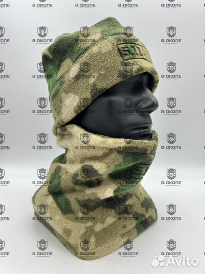 Шапка + баф 5.11 флисовые (комплект)