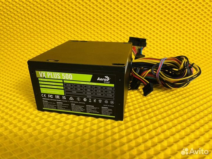 Блок питания AeroCool VX-500 plus 500W