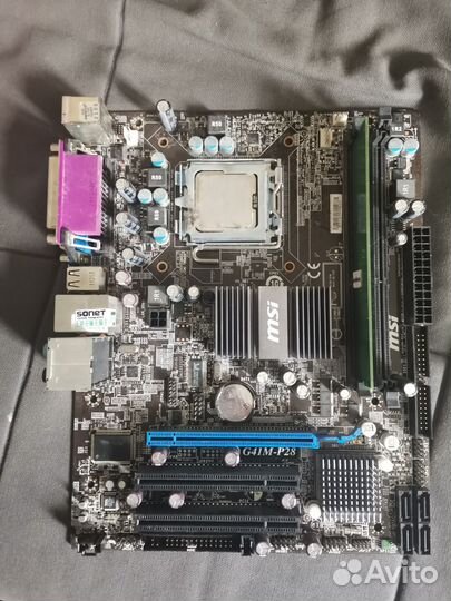 Материнская плата 775, DDR3 + проц