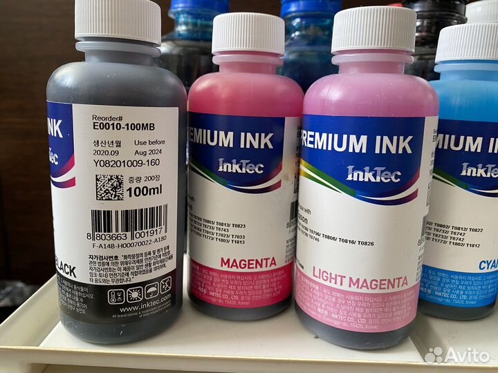 Чернила для принтера epson