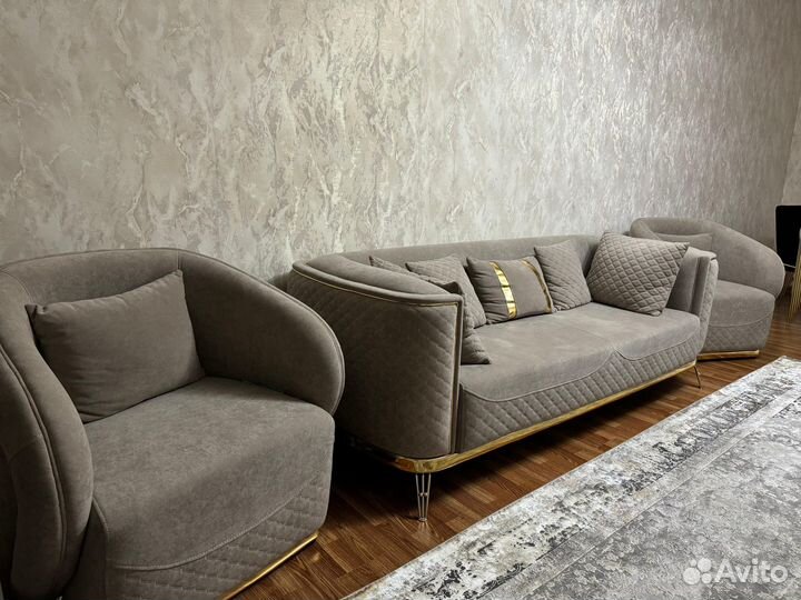 Диван и 2 кресла