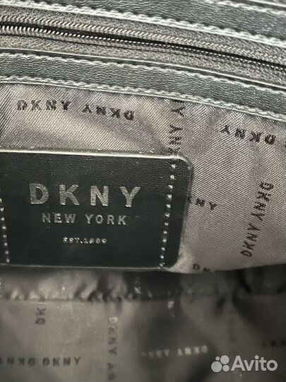 Новая кожаная сумка dkny