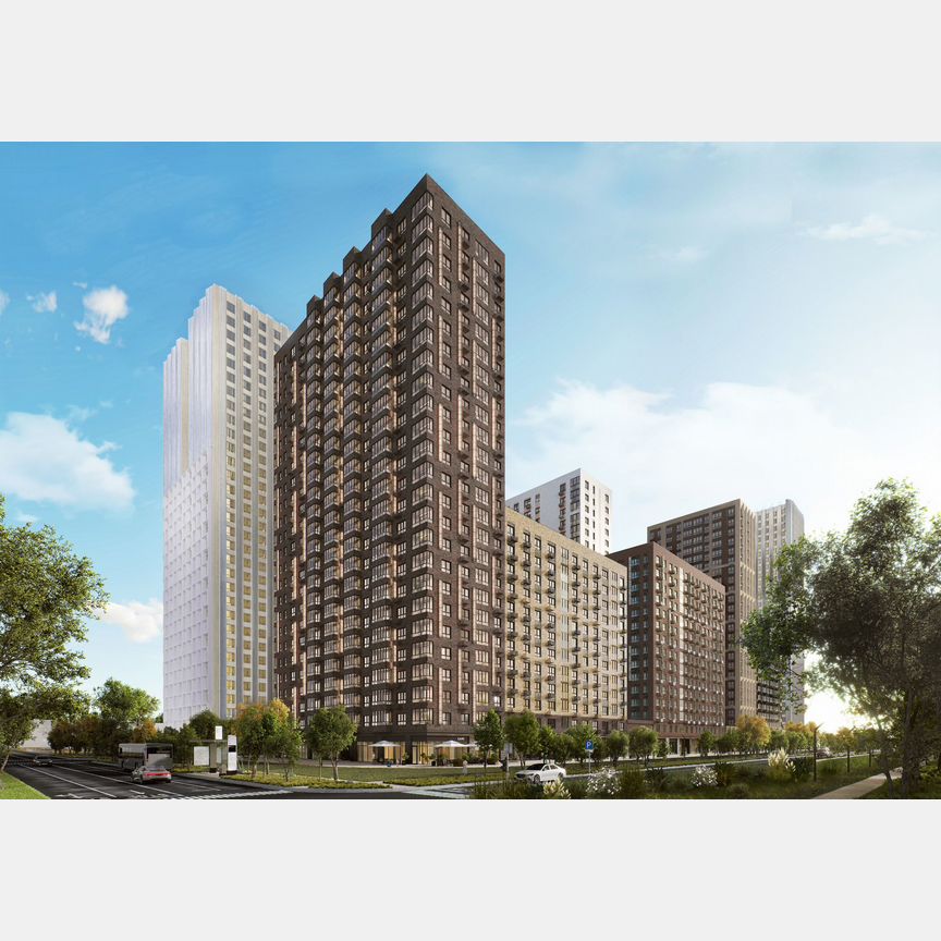 1-к. квартира, 48,4 м², 13/25 эт.