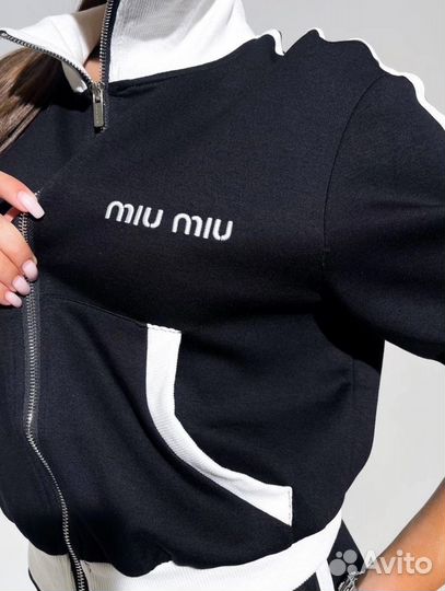 Костюм двойка с юбкой miu miu