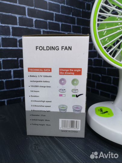 Новый настольный вентилятор беспроводной
