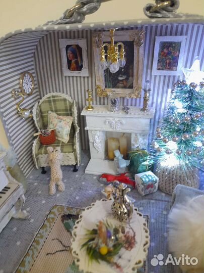 Чемодан румбокс Кукольный домик