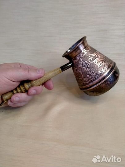 Турка медная для кофе