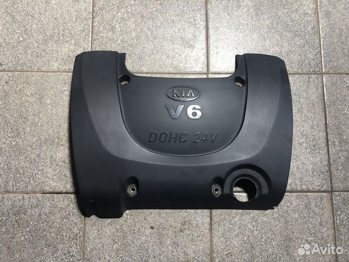 Накладка на двигатель киа magentis v6 2.5