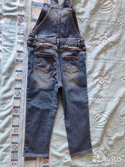 Джинсовый комбинезон для девочки 116