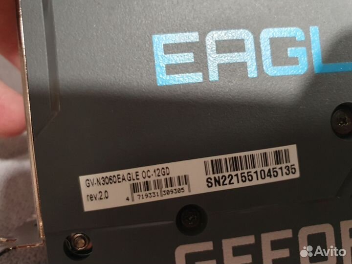 Видеокарта gigabyte eagle geforce rtx 3060 12 гб