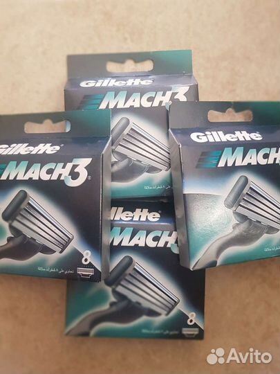 Кассеты gillette mach 3