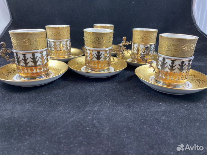 Лиможский кофейный сервиз