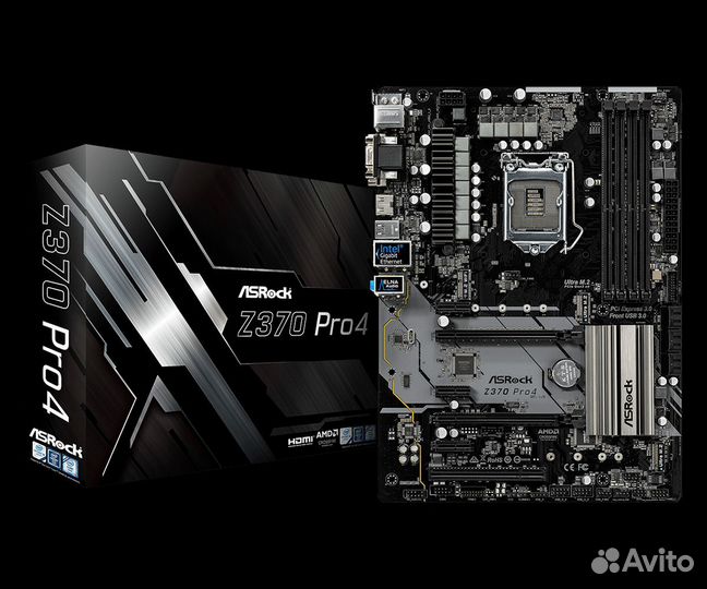 Материнская плата ASRock Z370 Pro4