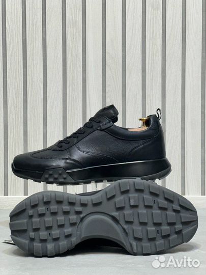 Кроссовки мужские кожаные ecco