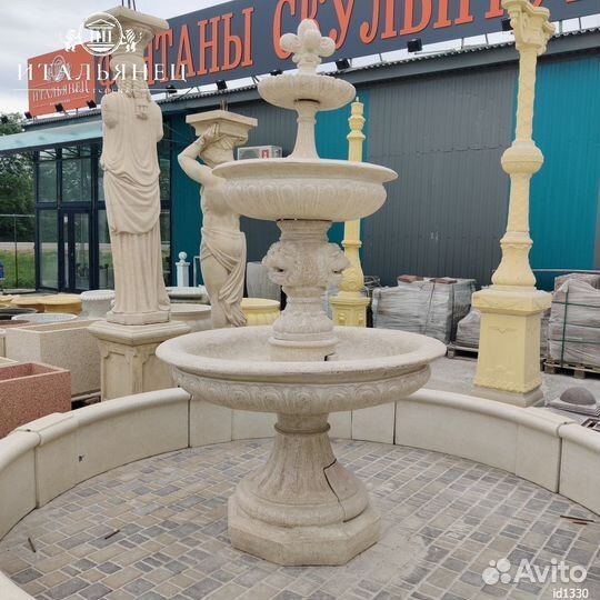Фонтан Лев 3 уровня классика
