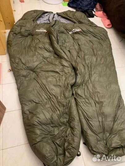 Спальный мешок -15, пуховой новый + колонка