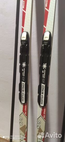 Лыжи 180см, лыжные палки, ботинки лыжные 43