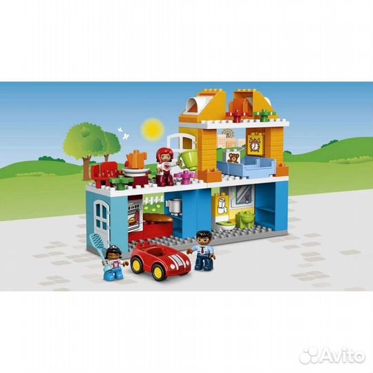 Lego duplo семейный дом с машинкой