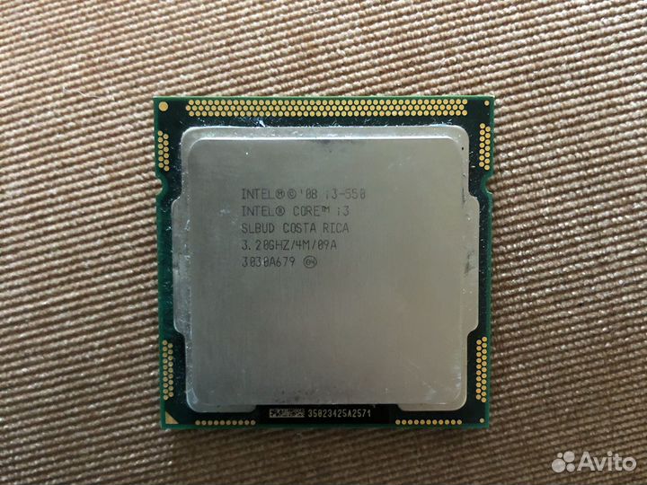 Процессор intel core i3-550