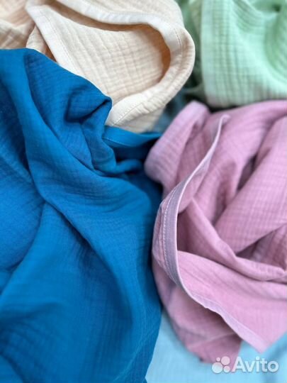 Детский муслиновый плед новый