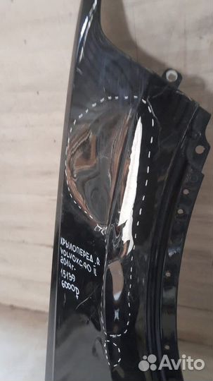 Крыло переднее правое Volvo Xc90 2 С 2014 Года