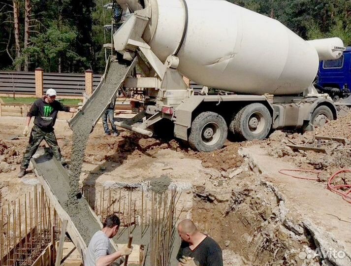 Бетон с доставкой м100-м600