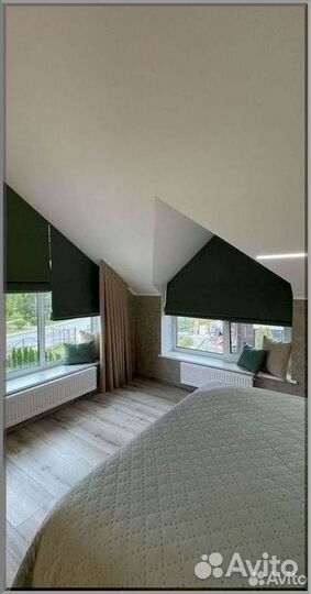 Шторы блэкаут на сложные окна