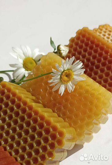 Мыло ручной работы медовое