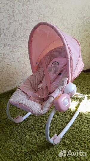 Качели шезлонг для новорожденных