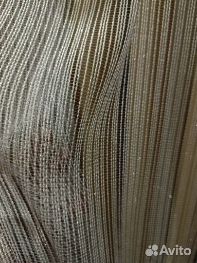Тюль серый с люрексом Турция