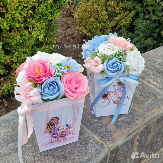 Букет из мыльных роз, мыльный букет