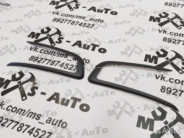 Накладки на молдинги (антихром) Лада Гранта FL