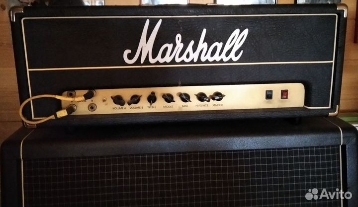 Усилитель Маршалл 200 Вт, Голова + Кабинет