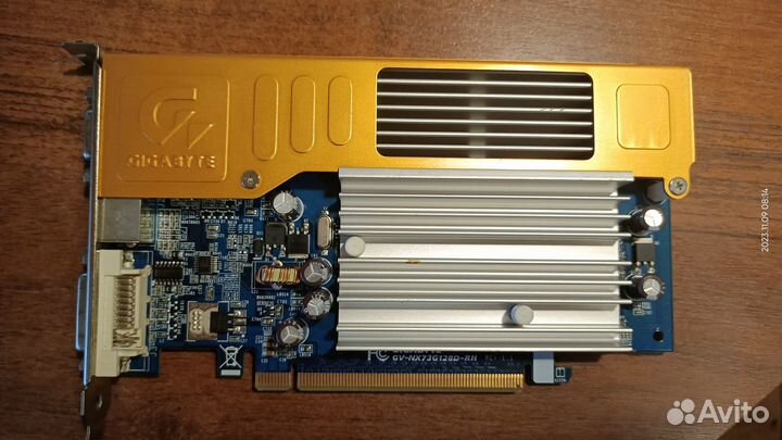 Видеокарта GV-NX73G128D-RH