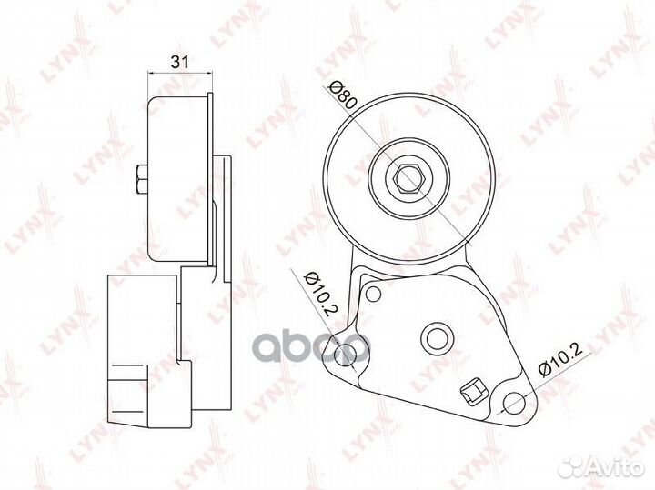 Натяжитель ремня навесного оборудования PT3023