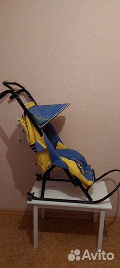 Детские санки с колесами