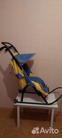 Детские санки с колесами