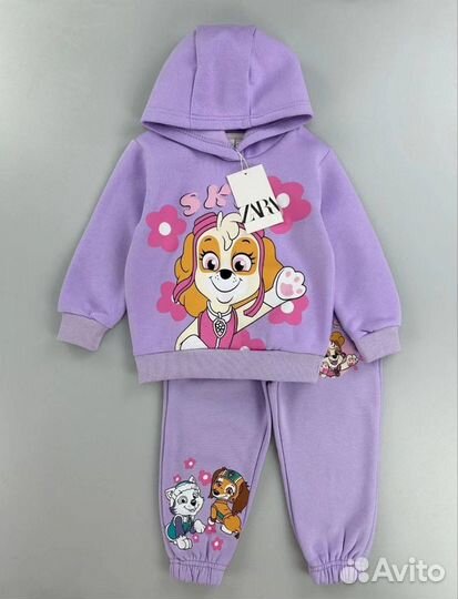 Костюм zara на флисе