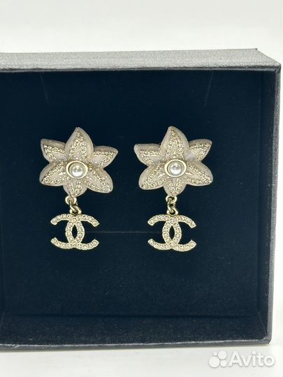 Серьги Chanel оригинал