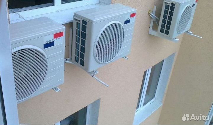 Монтаж установка сплит систем кондиционеров