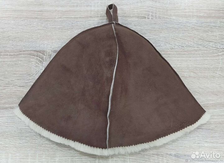 Банная шапка из натуральной овчины