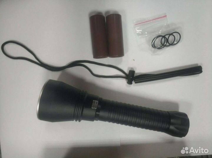 Фонарик подводный для подводной охоты, дайвинга