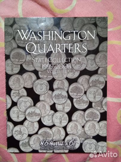 Набор 25 центов США штаты 56 штук