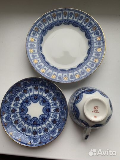 Чайные тройки фарфор