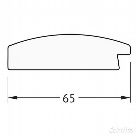 Зеркало Evoform Definite 86х66 BY 1014 в багетной