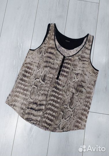 Летний топ шёлк принт рептилии MarcCain