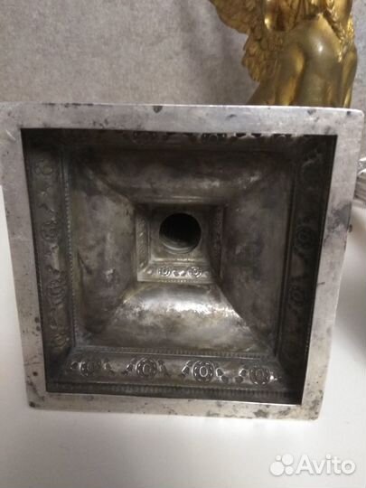 Антикварные серебряные подсвечники Германия