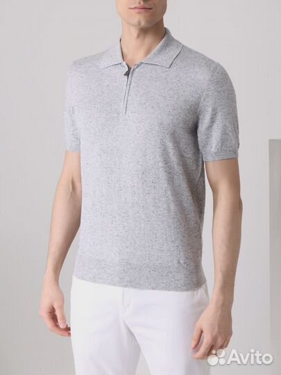 Поло хлопковое Canali